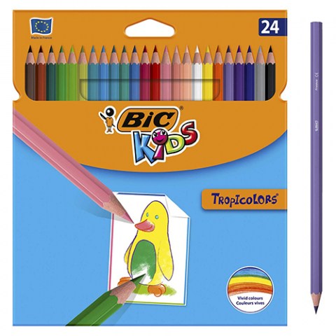 BiC Kids "Tropicolors" Buntstifte Set