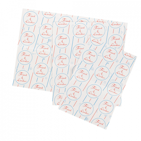 Fleischpapier mit Folie, fettdicht, 37 x 25 cm