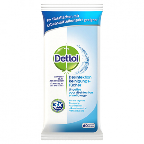 Dettol Desinfektion Reinigungstücher