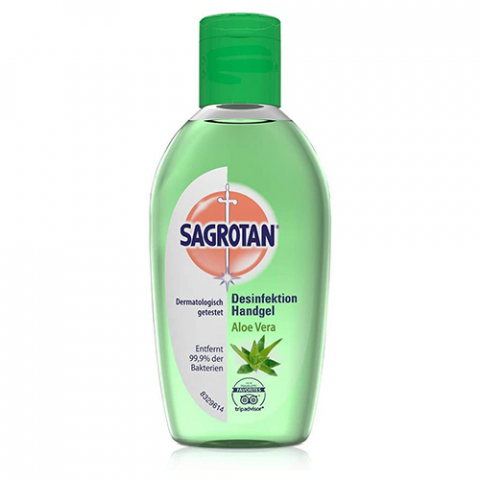 Sagrotan Mini Hand-Desinfektionsgel mit Aloe-Vera