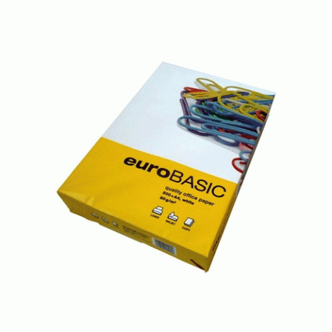 EuroBasic Kopierpapier, A4, 80g, Weiß