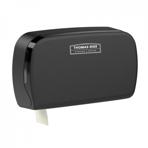 TR Premium Pure Black Jumbo Toilettenpapierspender, schwarz matt – Thomas RISS Professional Line