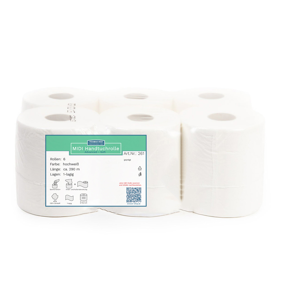 Handtuchrollen, 1-lagig, 110m - GmbH